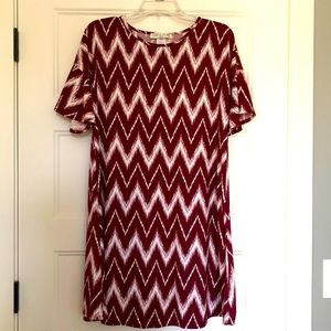 NWT Jamie and Layla Patterned Mini Dress